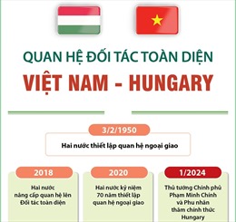 Tạo xung lực cho quan hệ Đối tác toàn diện Việt Nam - Hungary