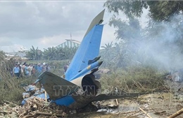 Máy bay quân sự bị rơi tại Quảng Nam, phi công thoát hiểm an toàn