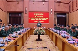 Đại tướng Phan Văn Giang làm việc với Bộ Tổng Tham mưu Quân đội nhân dân Việt Nam