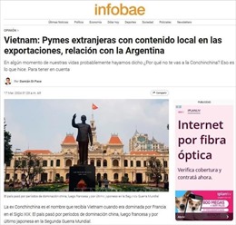 Báo chí Argentina đánh giá cao đóng góp của SMEs trong kinh tế Việt Nam 