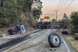 Hai vụ lật xe buýt làm hàng chục người thương vong tại Mexico và Brazil