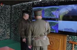 Nhà lãnh đạo Triều Tiên lần đầu tiên chỉ đạo tập trận phản công hạt nhân