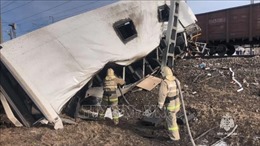 Tàu hỏa đâm vào xe buýt khiến 8 người thiệt mạng tại Nga