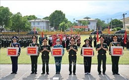 70 năm Chiến thắng Điện Biên Phủ: Đại tướng Phan Văn Giang thăm, kiểm tra lực lượng tham gia diễu binh, diễu hành