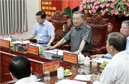 Chủ tịch nước Tô Lâm làm việc với Ban Thường vụ Tỉnh uỷ Trà Vinh