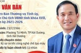 Ông Lưu Văn Bản được giao quyền Chủ tịch tỉnh Hải Dương