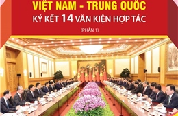 Việt Nam - Trung Quốc ký kết 14 văn kiện hợp tác