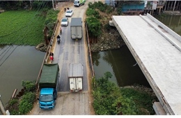 Bắc Ninh: Cấm phương tiện ô tô lưu thông qua cầu tạm cầu Nét từ 22 giờ ngày 10/9