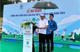 Lễ ra quân hưởng ứng Chiến dịch làm cho thế giới sạch hơn năm 2024