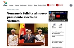 Lãnh đạo Venezuela chúc mừng Chủ tịch nước Lương Cường