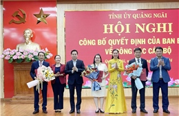 Quảng Ngãi công bố Quyết định của Ban Bí thư về công tác cán bộ