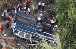 Tai nạn xe buýt nghiêm trọng ở Guatemala, ít nhất 31 người thiệt mạng