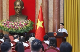 Chủ tịch nước Lương Cường: Sự sáng tạo và tài hoa là yếu tố quan trọng nhất tạo nên giá trị bền vững cho sản phẩm truyền thống