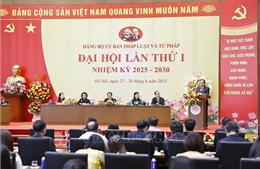 Chủ tịch Quốc hội Trần Thanh Mẫn dự Đại hội Đảng bộ Uỷ ban Pháp luật và Tư pháp