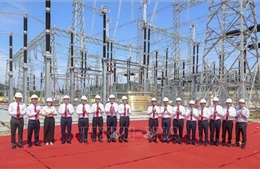 Gắn biển công trình Trạm biến áp 500kV Vĩnh Yên và đường dây đấu nối