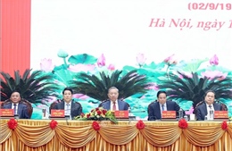 Tổng Bí thư chủ trì buổi gặp mặt các đồng chí nguyên lãnh đạo Đảng, Nhà nước