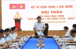 Biên soạn công trình nghiên cứu lịch sử 50 năm xây dựng Vùng 4 Hải quân