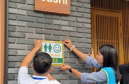 &#39;Nhà vệ sinh miễn phí&#39; sẵn sàng phục vụ du khách đến Hà Nội