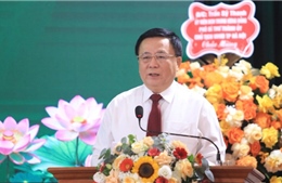Đồng chí Nguyễn Xuân Thắng dự Đại hội Đảng bộ xã Bích Hào, Nghệ An