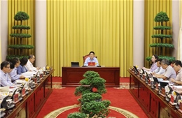 Chủ tịch nước Lương Cường làm việc với Văn phòng Chủ tịch nước về nhiệm vụ trọng tâm