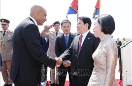 Chủ tịch nước Lương Cường bắt đầu chuyến thăm cấp Nhà nước Cộng hòa Ai Cập