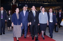 Chủ tịch nước Lương Cường đến Bắc Kinh (Trung Quốc) dự Lễ kỷ niệm 80 năm chiến thắng phát xít của nhân dân thế giới