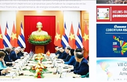 Truyền thông Cuba nêu bật tầm quan trọng của chuyến thăm Việt Nam của Chủ tịch Quốc hội Cuba 