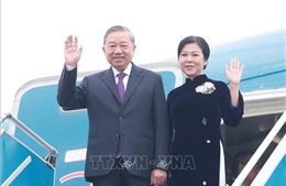 Tổng Bí thư Tô Lâm và Phu nhân lên đường thăm cấp Nhà nước tới Lào 