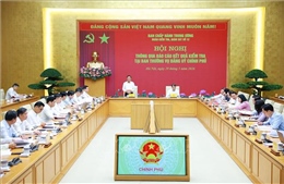 Hội nghị thông qua báo cáo kết quả kiểm tra tại Ban Thường vụ Đảng uỷ Chính phủ