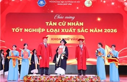 Trường Đại học Sư phạm Hà Nội trao bằng cử nhân tốt nghiệp năm 2026