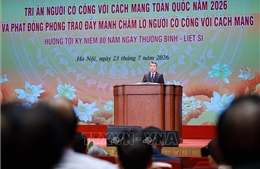 Thủ tướng Lê Minh Hưng: Chăm lo người có công với cách mạng là chủ trương nhất quán, thể hiện tính nhân văn sâu sắc