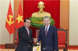 Tổng Bí thư, Chủ tịch nước Tô Lâm tiếp Chủ nhiệm Ban Kiểm tra Trung ương Lào