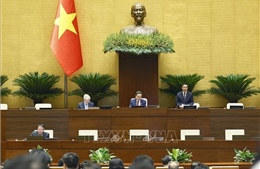 Quốc hội họp nghe trình bày tờ trình về 2 dự án luật