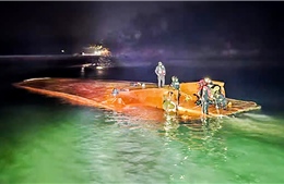 Hàn Quốc: Tiếp tục nỗ lực tìm kiếm 6 người mất tích trong vụ lật tàu ngoài khơi Busan