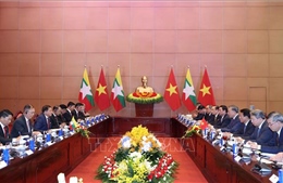 Tổng Bí thư, Chủ tịch nước Tô Lâm hội đàm với Tổng thống Myanmar Min Aung Hlaing