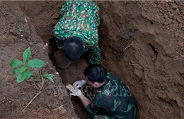 Phát hiện, quy tập nhiều hài cốt liệt sĩ ở tỉnh Quảng Trị