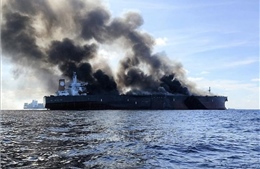 Cháy tàu chở hàng ở ngoài khơi Hà Lan
