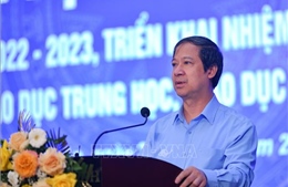 Bộ trưởng Nguyễn Kim Sơn: Năm học 2023 - 2024 tăng tốc thực hiện Chương trình Giáo dục phổ thông mới