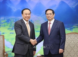 Thủ tướng Phạm Minh Chính tiếp Bộ trưởng Y tế Lào
