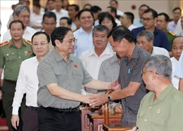 Thủ tướng Phạm Minh Chính tiếp xúc cử tri thành phố Cần Thơ sau Kỳ họp thứ 5, Quốc hội khoá XV