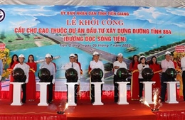 Tiền Giang khởi công công trình cầu Chợ Gạo trên Đường tỉnh 864