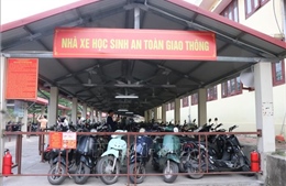 Thí điểm mô hình &#39;Nhà xe học sinh an toàn giao thông&#39; ở Bắc Ninh