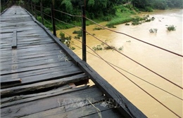 Nhiều cầu treo ở miền núi Thanh Hóa cần kinh phí duy tu, sửa chữa