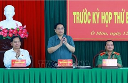 Thủ tướng Phạm Minh Chính tiếp xúc cử tri quận Ô Môn, thành phố Cần Thơ