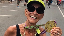 Cụ bà 92 tuổi lập kỷ lục Guinness hoàn thành cuộc thi marathon