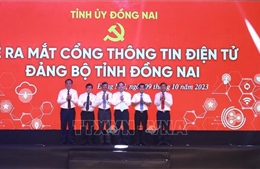 Ra mắt Cổng thông tin điện tử Đảng bộ tỉnh Đồng Nai