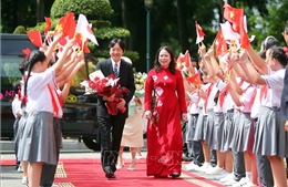 Phó Chủ tịch nước Võ Thị Ánh Xuân chủ trì Lễ đón và hội đàm với Hoàng Thái tử Nhật Bản 