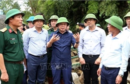 Phó Thủ tướng Trần Hồng Hà kiểm tra, chỉ đạo khắc phục hậu quả mưa lũ tại Lào Cai