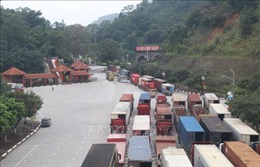 Lạng Sơn phân luồng xe chở hàng xuất khẩu lên cửa khẩu