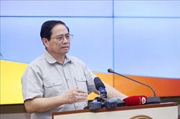 Thủ tướng chủ trì buổi làm việc giữa Thường trực Chính phủ với Ban Thường vụ Thành uỷ TP Hồ Chí Minh